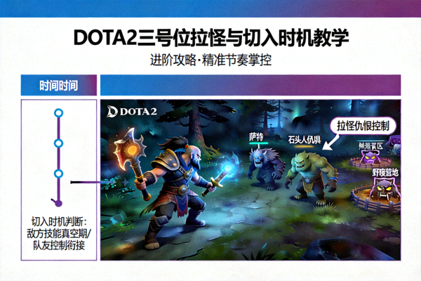DOTA2 三号位拉怪与切入时机教学封面